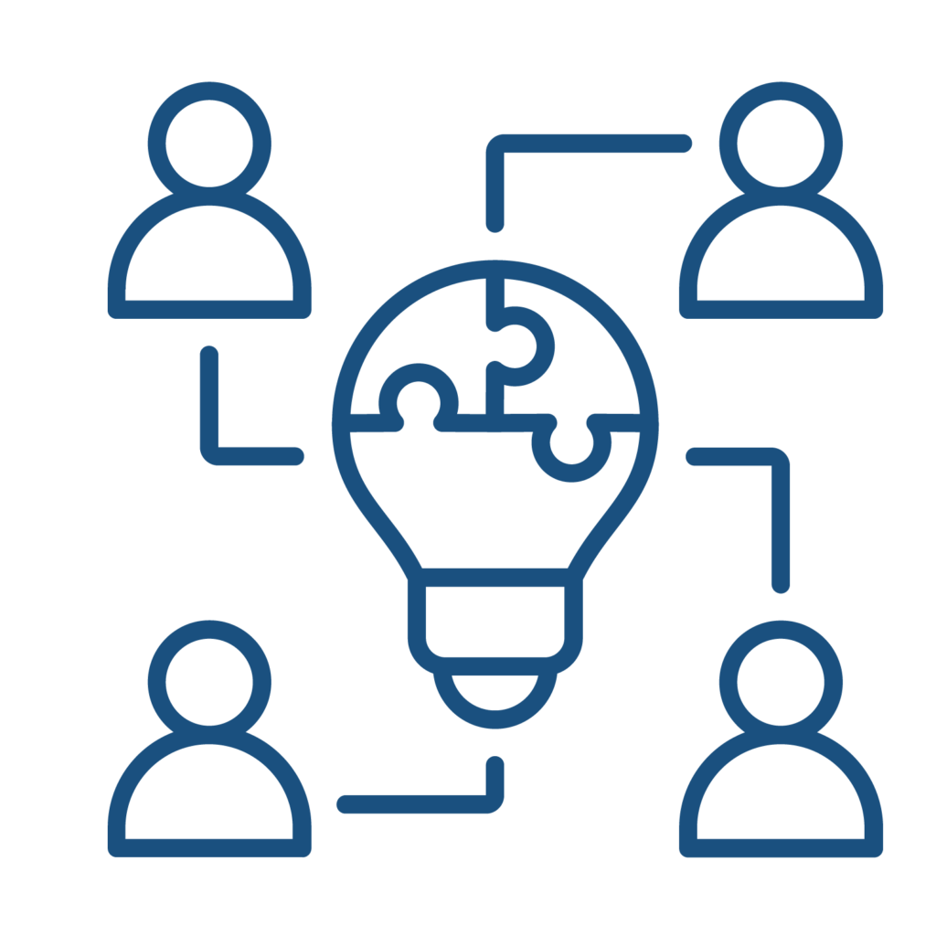 Collaboration from Multiple Stakeholders Icon